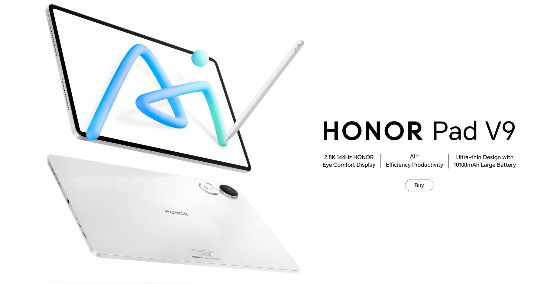 MWC 2025: HONOR выпустила планшет Pad V9 на мировой рынок