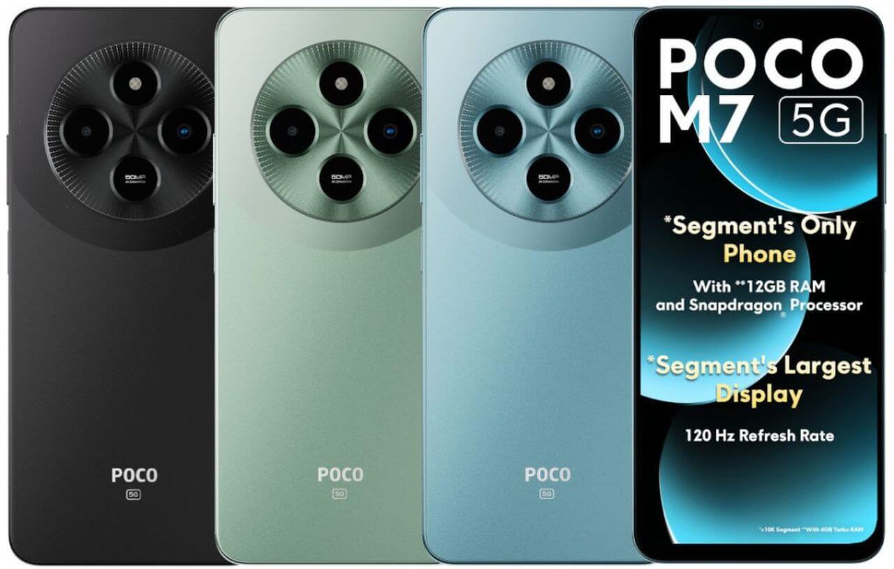 Представлен Poco M7 5G на Snapdragon 4 Gen 2 за $115